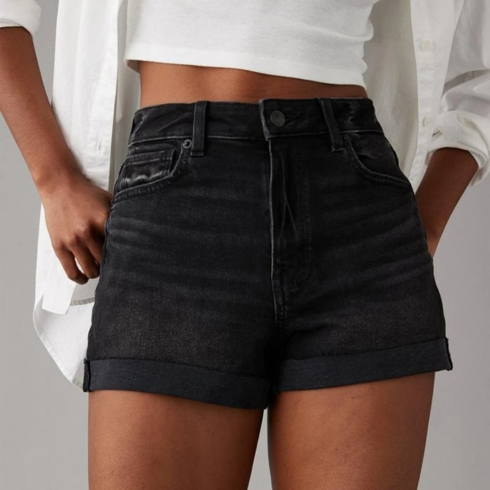 American Eagle Outfitters Curvy Mom High Rise Short New With Tags - Picture 5 of 12
